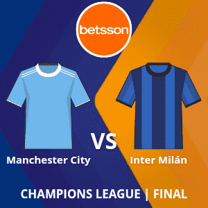 Betsson Argentina: Manchester City vs Inter Milán (10 de junio) | Final | Apuestas deportivas en Champions League