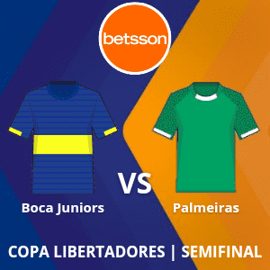 Betsson Argentina: Boca vs Palmeiras (5 de octubre) | Semifinal | Apuestas deportivas en Copa Libertadores