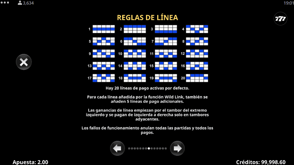 Reglas de Línea