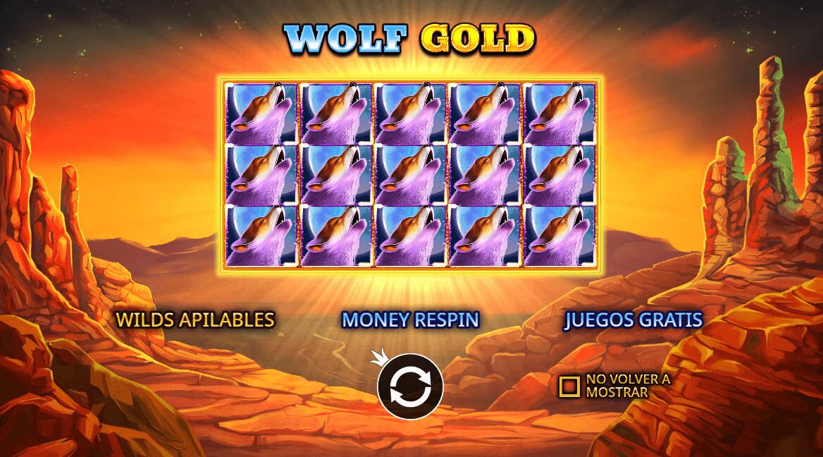 Slots que mas pagan Pragmatic Play en Betsson - Wolf Gold