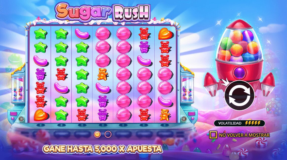 Slots que mas pagan Pragmatic Play en Betsson - Sugar Rush