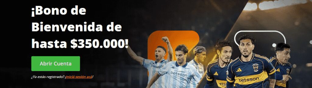 Bono de bienvenida para apuestas deportivas