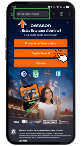 Licencia de Betsson CABA