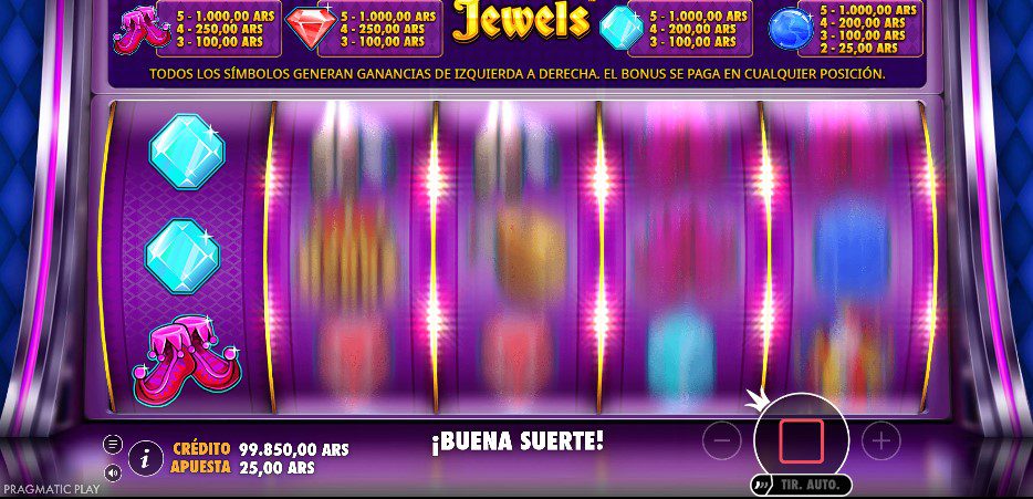Jokers Jewels en juego