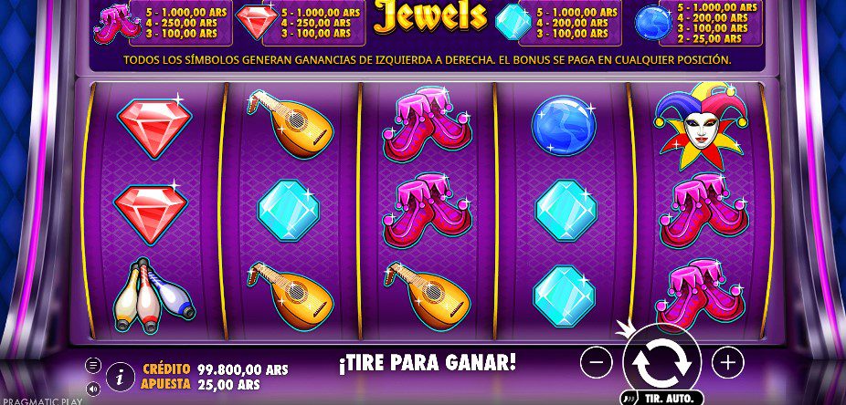 Jokers Jewels en juego.
