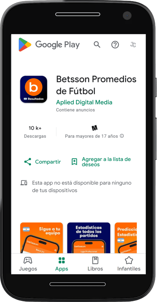 Betsson App Score App Argentina