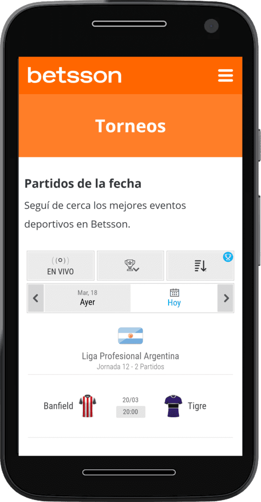 Betsson App Score App Argentina